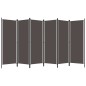 vidaXL Biombo divisor de 6 paneles gris antracita 300x180 cm vidaXL Biombo divisor de 6 paneles gris antracita 300x180 cm