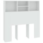 vidaXL Mueble cabecero blanco 100x19x103,5 cm vidaXL Mueble cabecero blanco 100x19x103,5 cm