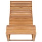 vidaXL Tumbona mecedora de madera maciza de teca vidaXL Tumbona mecedora de madera maciza de teca