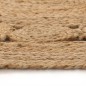 vidaXL Alfombra redonda yute trenzado con diseño 150 cm vidaXL Alfombra redonda yute trenzado con diseño 150 cm