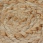 vidaXL Alfombra redonda yute trenzado con diseño 150 cm vidaXL Alfombra redonda yute trenzado con diseño 150 cm