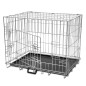 vidaXL Jaula para perros plegable de metal L vidaXL Jaula para perros plegable de metal L