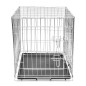 vidaXL Jaula para perros plegable de metal L vidaXL Jaula para perros plegable de metal L