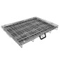 vidaXL Jaula para perros plegable de metal L vidaXL Jaula para perros plegable de metal L