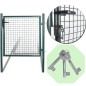 vidaXL Puerta de valla de acero con recubrimiento en polvo vidaXL Puerta de valla de acero con recubrimiento en polvo