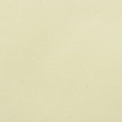 vidaXL Toldo de vela rectangular tela Oxford color crema 2x4 m 