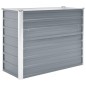 vidaXL Arriate de jardín de acero galvanizado gris 100x40x77 cm