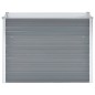 vidaXL Arriate de jardín de acero galvanizado gris 100x40x77 cm