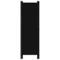 vidaXL Biombo divisor de 4 paneles negro 200x180 cm vidaXL Biombo divisor de 4 paneles negro 200x180 cm