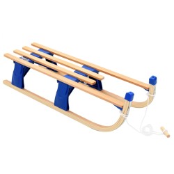 vidaXL Trineo plegable de madera 110 cm  