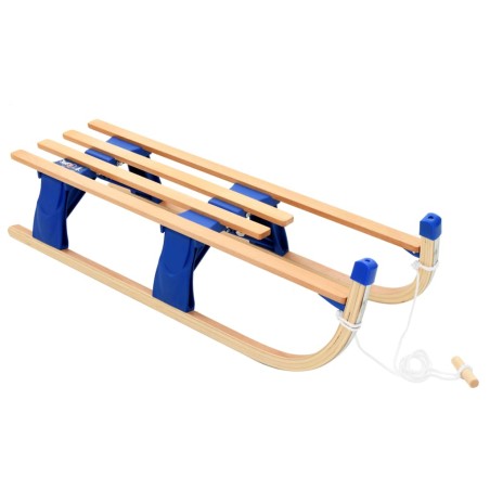 vidaXL Trineo plegable de madera 110 cm  