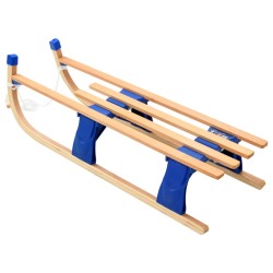 vidaXL Trineo plegable de madera 110 cm  