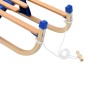 vidaXL Trineo plegable de madera 110 cm vidaXL Trineo plegable de madera 110 cm