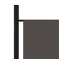 vidaXL Biombo divisor de 3 paneles gris antracita 150x180 cm vidaXL Biombo divisor de 3 paneles gris antracita 150x180 cm