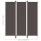 vidaXL Biombo divisor de 3 paneles gris antracita 150x180 cm vidaXL Biombo divisor de 3 paneles gris antracita 150x180 cm