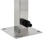 vidaXL Columna de agua de jardín acero inoxidable cuadrada 65 cm vidaXL Columna de agua de jardín acero inoxidable cuadrada 65 cm