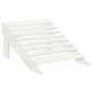 vidaXL Silla con otomana y mesa jardín Adirondack macizo abeto blanco vidaXL Silla con otomana y mesa jardín Adirondack macizo abeto blanco