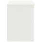 vidaXL Mesita de noche madera maciza de mango blanco 35x30x40 cm vidaXL Mesita de noche madera maciza de mango blanco 35x30x40 cm