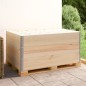 vidaXL Caja de palés 3 unidades madera maciza de pino 80x120 cm vidaXL Caja de palés 3 unidades madera maciza de pino 80x120 cm