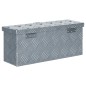 vidaXL Caja de aluminio 48,5x14x20 cm plateada vidaXL Caja de aluminio 48,5x14x20 cm plateada