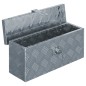 vidaXL Caja de aluminio 48,5x14x20 cm plateada vidaXL Caja de aluminio 48,5x14x20 cm plateada