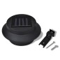 vidaXL Set de lámparas solares de exterior para valla 6 piezas negro vidaXL Set de lámparas solares de exterior para valla 6 piezas negro