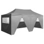 vidaXL Carpa plegable profesional con 4 paredes acero antracita 3x6 m vidaXL Carpa plegable profesional con 4 paredes acero antracita 3x6 m