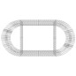 vidaXL Arriate de gaviones de hierro galvanizado 200x100x100 cm vidaXL Arriate de gaviones de hierro galvanizado 200x100x100 cm
