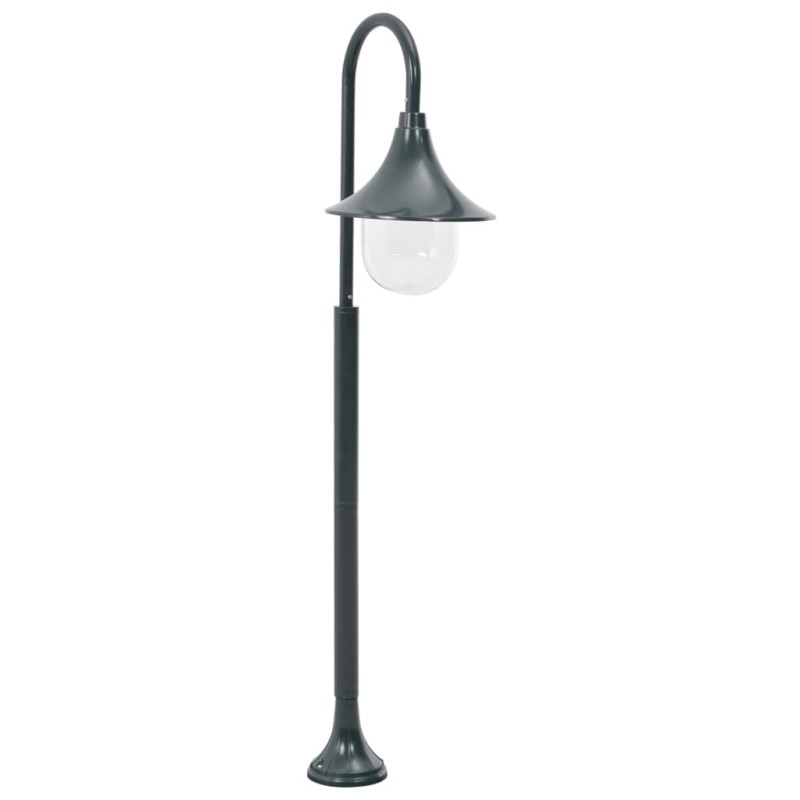 vidaXL Farola de jardín aluminio verde oscuro E27 120 cm vidaXL Farola de jardín aluminio verde oscuro E27 120 cm