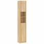 vidaXL Armario baño madera contrachapada color roble 32x25,5x190 cm vidaXL Armario baño madera contrachapada color roble 32x25,5x190 cm