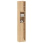 vidaXL Armario baño madera contrachapada color roble 32x25,5x190 cm vidaXL Armario baño madera contrachapada color roble 32x25,5x190 cm