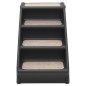 vidaXL Escalera plegable para perros negro 62x40x49,5 cm vidaXL Escalera plegable para perros negro 62x40x49,5 cm