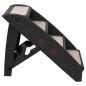 vidaXL Escalera plegable para perros negro 62x40x49,5 cm vidaXL Escalera plegable para perros negro 62x40x49,5 cm