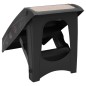 vidaXL Escalera plegable para perros negro 62x40x49,5 cm vidaXL Escalera plegable para perros negro 62x40x49,5 cm