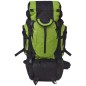 vidaXL Mochila excursionismo XXL 75 L Negro y verde vidaXL Mochila excursionismo XXL 75 L Negro y verde