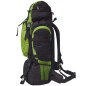 vidaXL Mochila excursionismo XXL 75 L Negro y verde vidaXL Mochila excursionismo XXL 75 L Negro y verde
