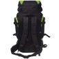 vidaXL Mochila excursionismo XXL 75 L Negro y verde vidaXL Mochila excursionismo XXL 75 L Negro y verde