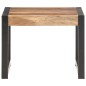 vidaXL Mesas apilables 3 uds madera maciza con acabado de sheesham