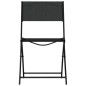 vidaXL Mesa y sillas de bistró 3 piezas acero negro vidaXL Mesa y sillas de bistró 3 piezas acero negro