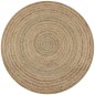 vidaXL Alfombra redonda 150 cm yute trenzado vidaXL Alfombra redonda 150 cm yute trenzado