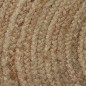 vidaXL Alfombra redonda 150 cm yute trenzado vidaXL Alfombra redonda 150 cm yute trenzado