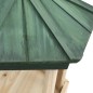 vidaXL Comedero para pájaros octogonal madera maciza de abeto 33x30 cm vidaXL Comedero para pájaros octogonal madera maciza de abeto 33x30 cm