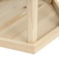 vidaXL Comedero para pájaros octogonal madera maciza de abeto 33x30 cm vidaXL Comedero para pájaros octogonal madera maciza de abeto 33x30 cm