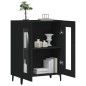 vidaXL Aparador de madera de ingeniería negro 69,5x34x90 cm vidaXL Aparador de madera de ingeniería negro 69,5x34x90 cm