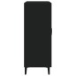 vidaXL Aparador de madera de ingeniería negro 69,5x34x90 cm vidaXL Aparador de madera de ingeniería negro 69,5x34x90 cm