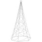 vidaXL Árbol de Navidad en asta de bandera 200 LED blanco cálido 180cm vidaXL Árbol de Navidad en asta de bandera 200 LED blanco cálido 180cm