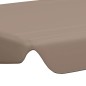 vidaXL Dosel de repuesto columpio jardín gris taupe 188/168x145/110 cm vidaXL Dosel de repuesto columpio jardín gris taupe 188/168x145/110 cm