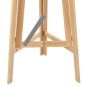 vidaXL Mesa de bar plegable de madera de abeto 78 cm vidaXL Mesa de bar plegable de madera de abeto 78 cm