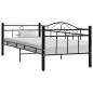 vidaXL Estructura de cama de metal negro 90x200 cm vidaXL Estructura de cama de metal negro 90x200 cm