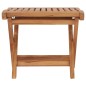 vidaXL Reposapiés plegable madera maciza de teca 46,5x49x41,5 cm vidaXL Reposapiés plegable madera maciza de teca 46,5x49x41,5 cm